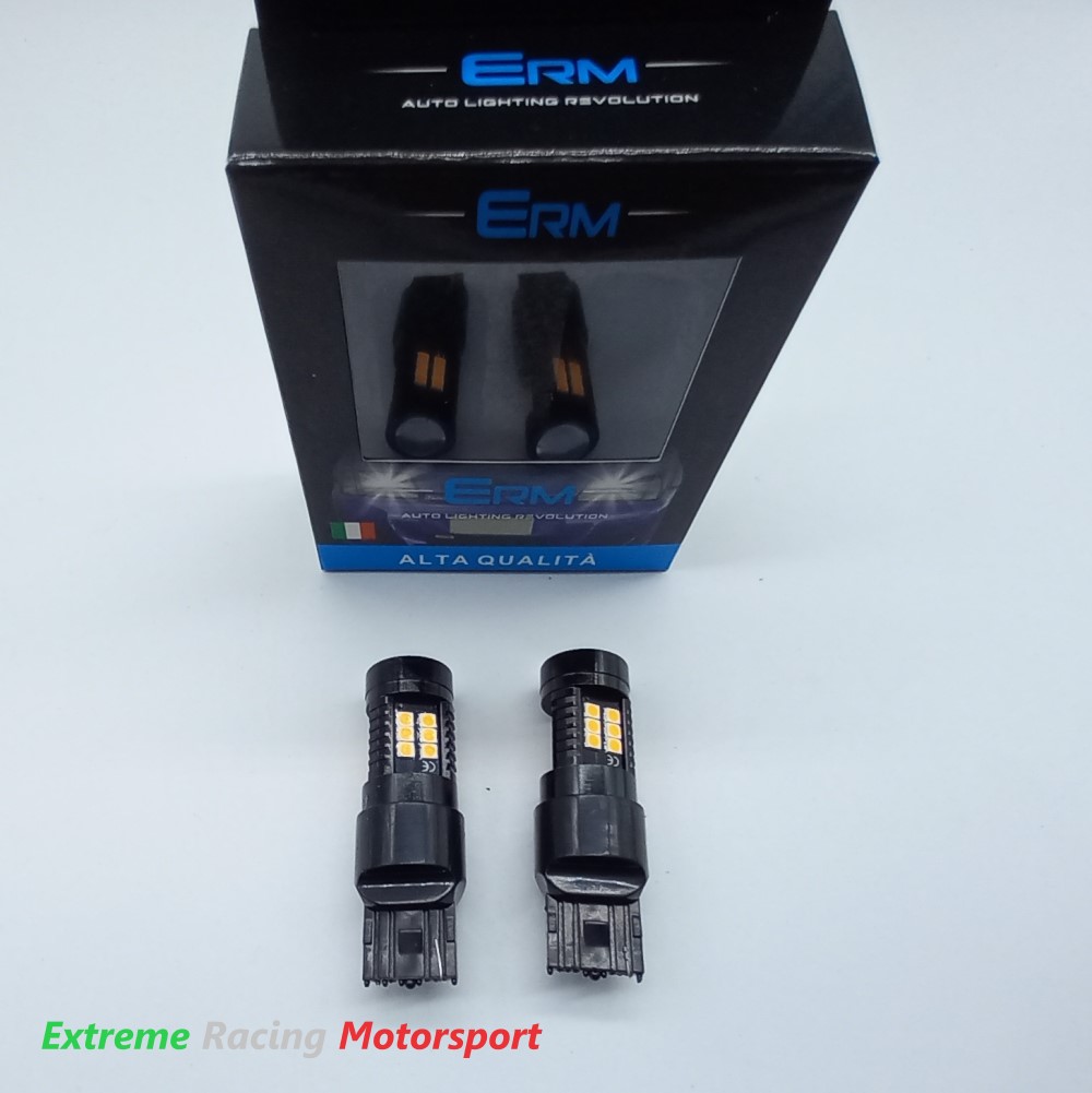 Xtreme Racing Lampadine LED Lampadine Frecce ERM Led T20 7440 WY21W Orange 2 pezzi
