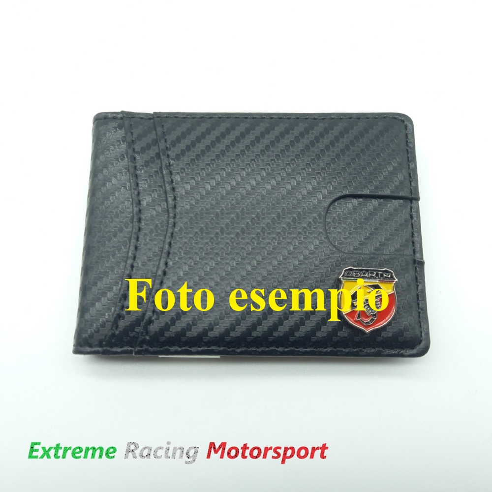 Xtreme Racing Portafogli e Articoli in Ecopelle portafoglio Carbon Look con protezione RFID