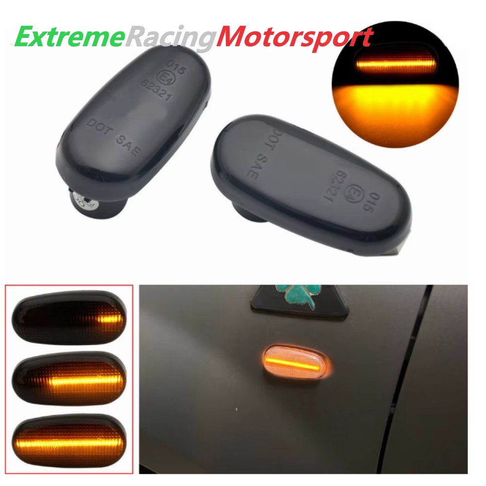 Xtreme Racing Indicatori di Direzione LED Fiat Bravo II 07-15 indicatori dinamici coppia cristal fumè CANBUS