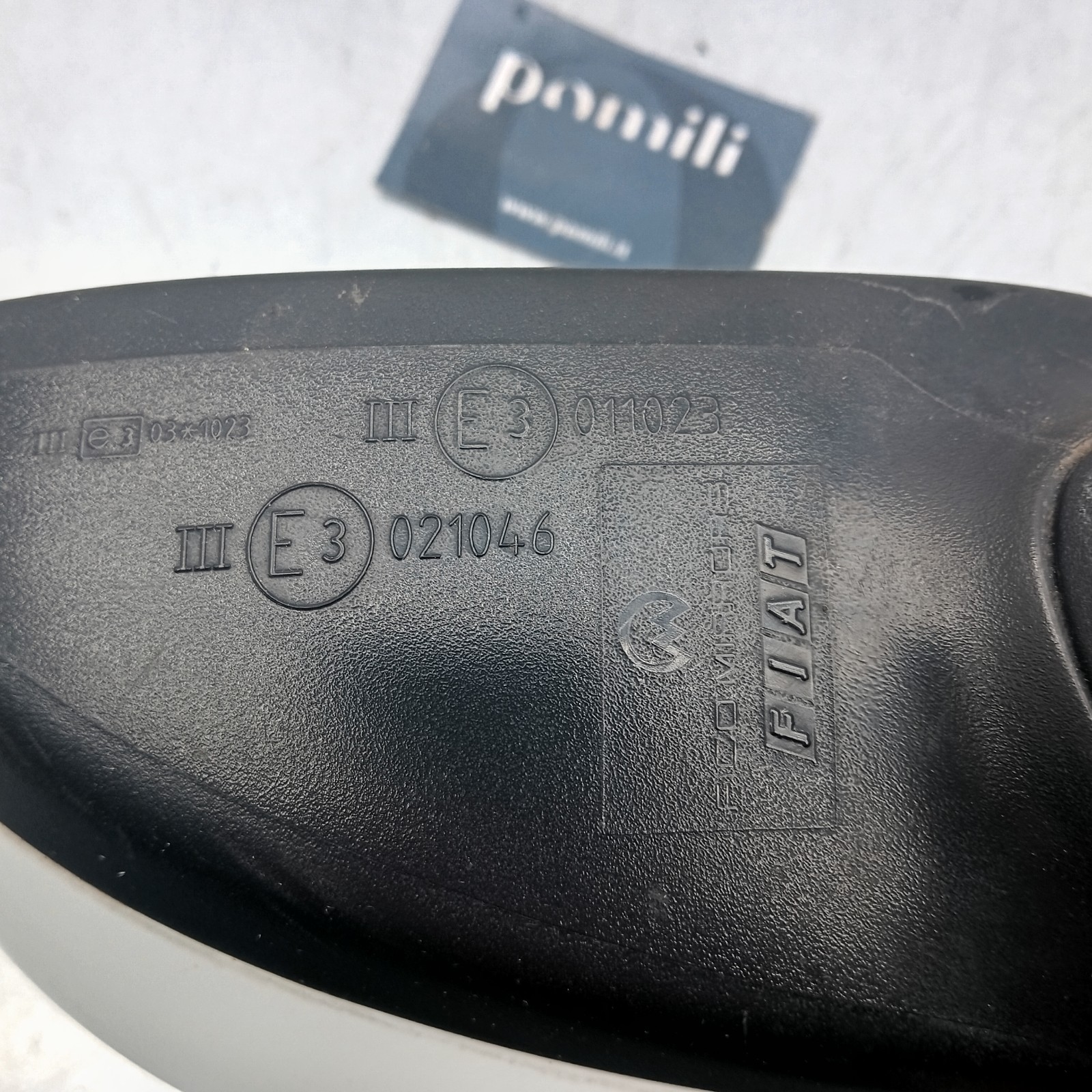 Pomili Cristalli Fiat 500 specchietto sinistro usato OEM 021046