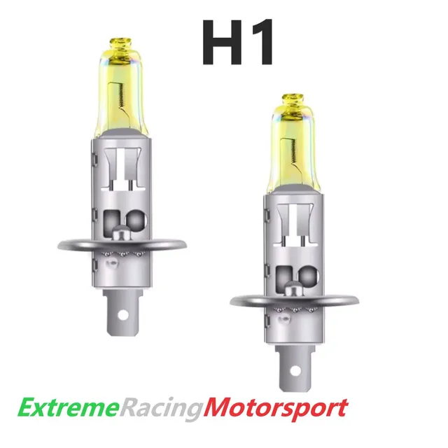 Xtreme Racing Lampadine LED Lampade Alogene Yellow 3000K H1 coppia gialle