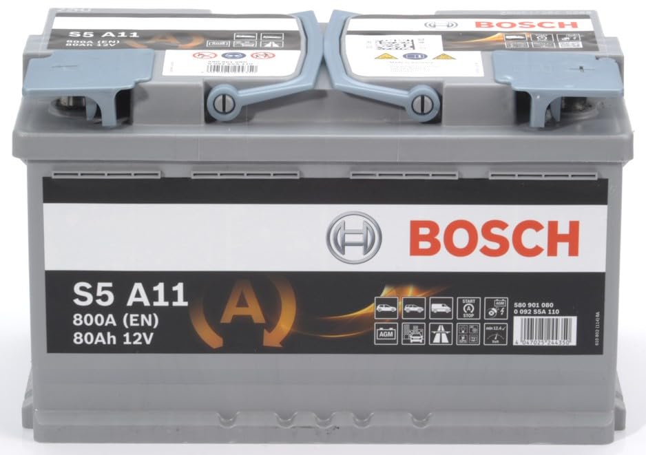 Bosch Batterie S5A11 Batteria auto AGM 80 Ah 800 A Start/Stop