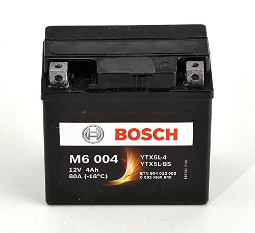 Bosch HCP Batterie 4Ah 12V M6 004 batteria moto AGM carica secca