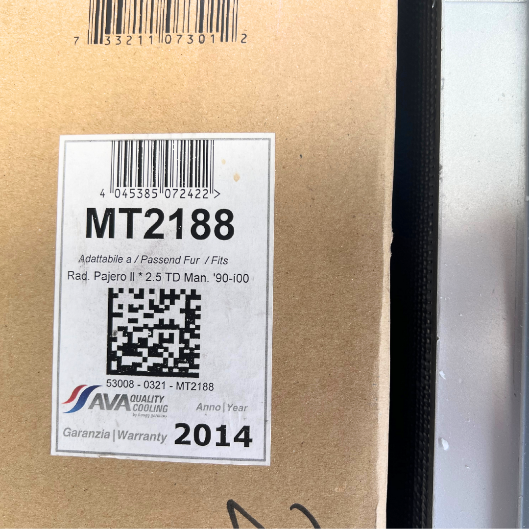 AVA Radiatori MT2188 Mitsubishi Pajero L200 radiatore motore