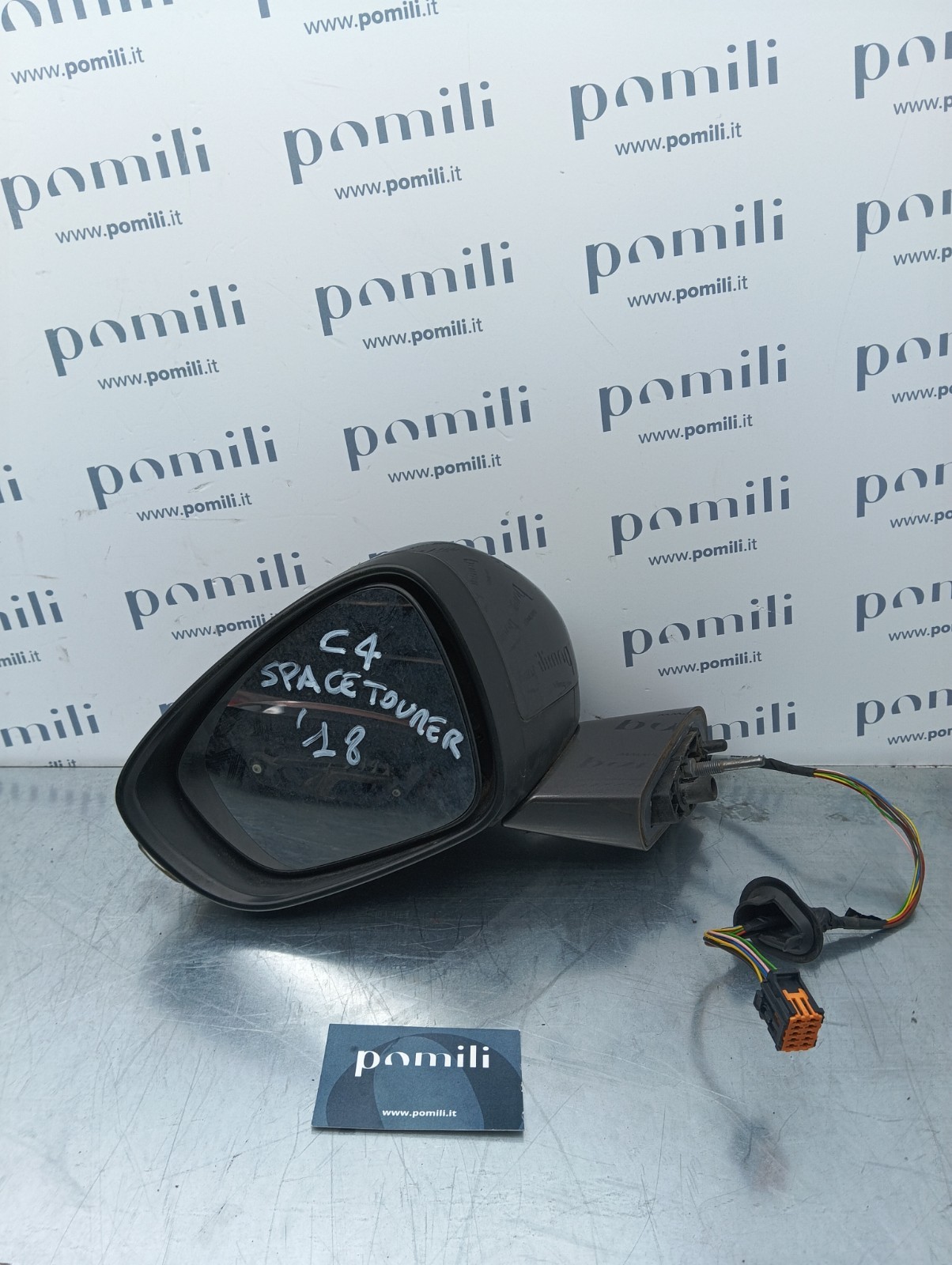 Pomili Cristalli Citroën C4 specchietto retrovisore sinistro 10 pin usato