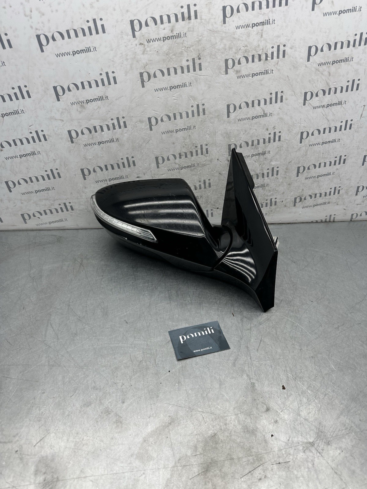 Pomili Cristalli Hyundai i40 specchietto destro elettrico usato nero 14 pin