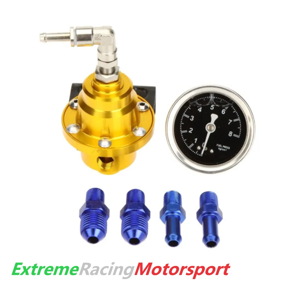 Xtreme Racing Impianto Carburante e Regolatori di Pressione regolatore pressione benzina GOLD 0-8 bar