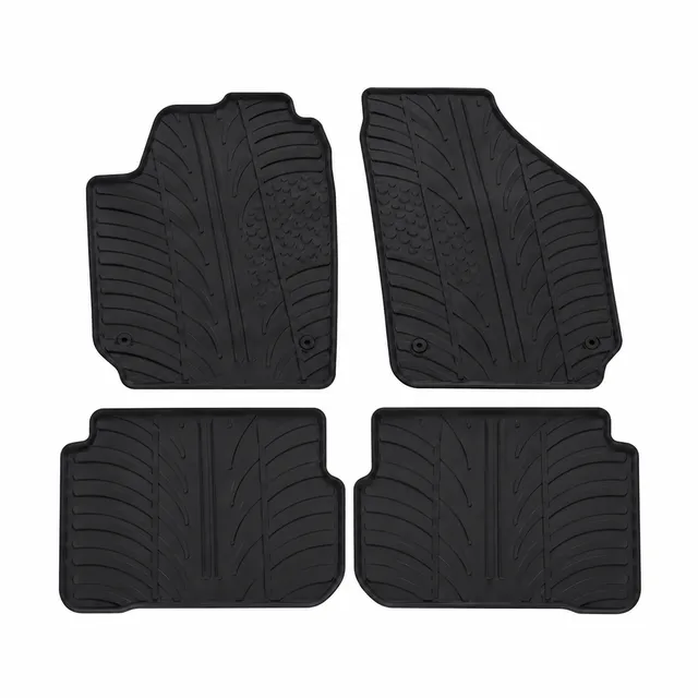 Travall Car Mats VW Polo Rubber Car Mat 2002-2009 in gomma su misura