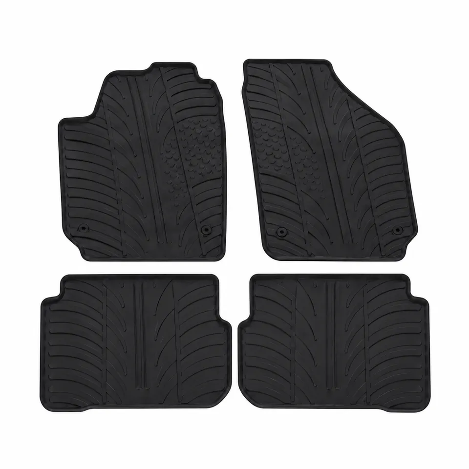 Travall Car Mats VW Polo Rubber Car Mat 2002-2009 in gomma su misura