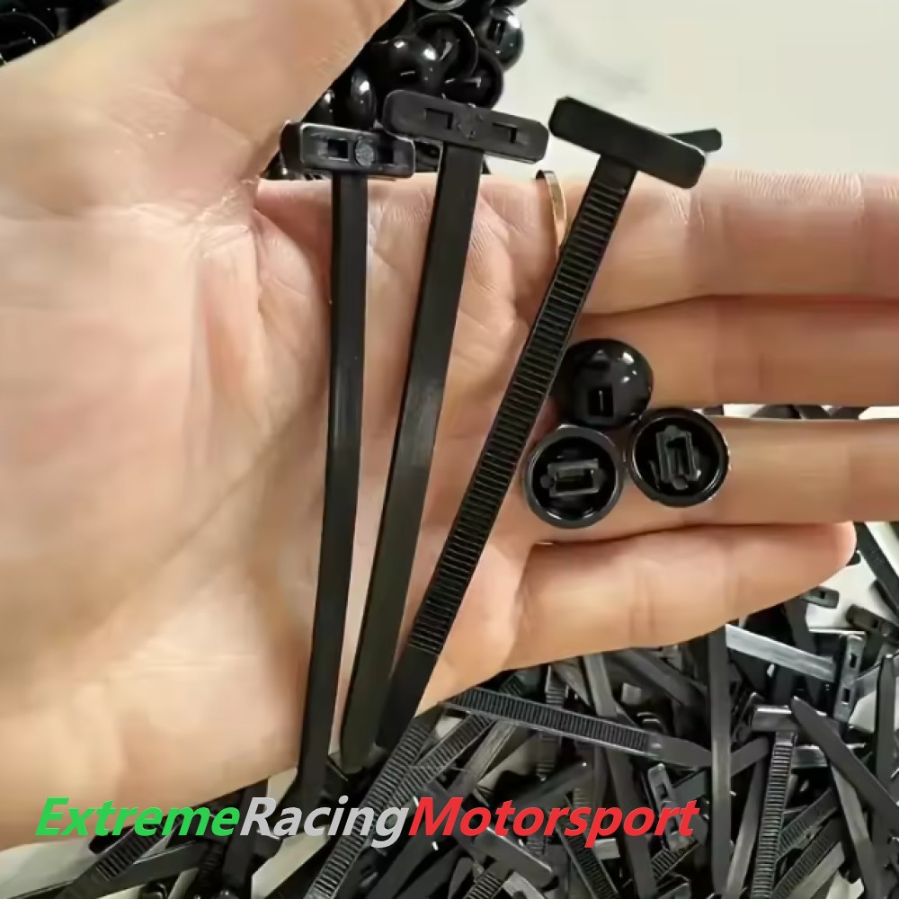 Xtreme Racing Impianto Carburante Fascette in Nylon a fibbia 2x9 cm