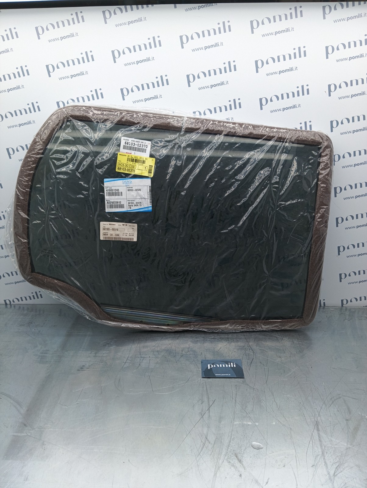 Pomili Cristalli 68103-02370 vetro laterale destro Toyota Auris/Corolla