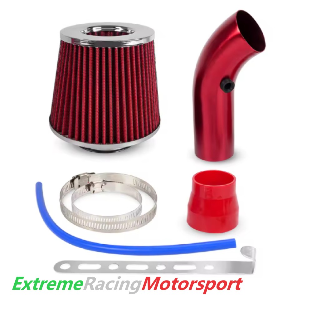 Xtreme Racing Filtri Aria Kit Filtro Aria Aspirazione Diretta Rosso filtro cono 76 mm