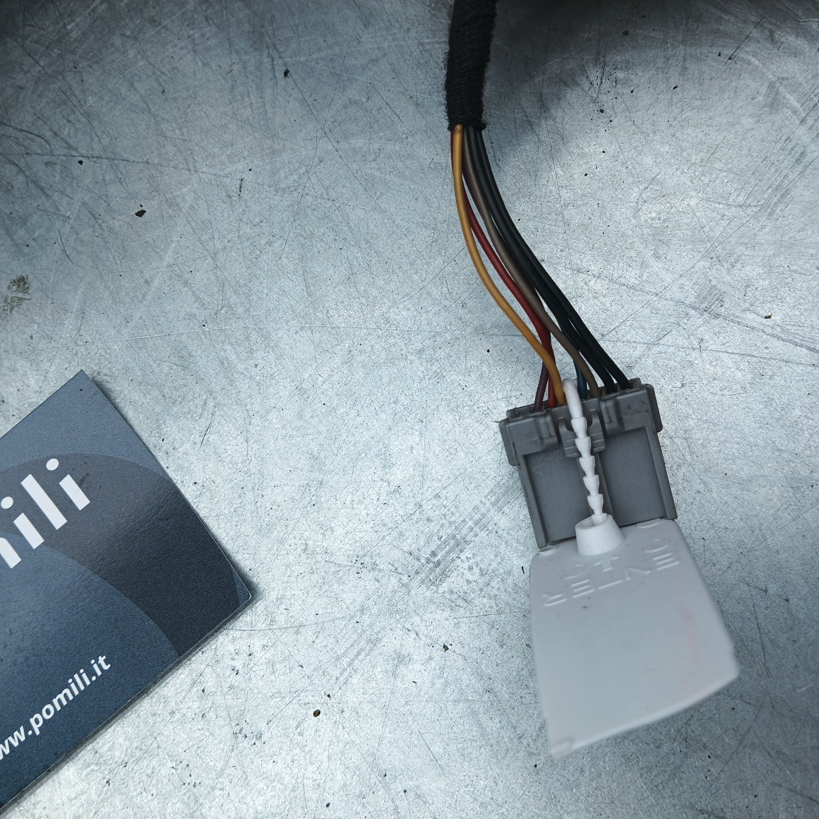 Pomili Cristalli Specchio retrovisore Nissan Qashqai I sinistro 7 pin usato