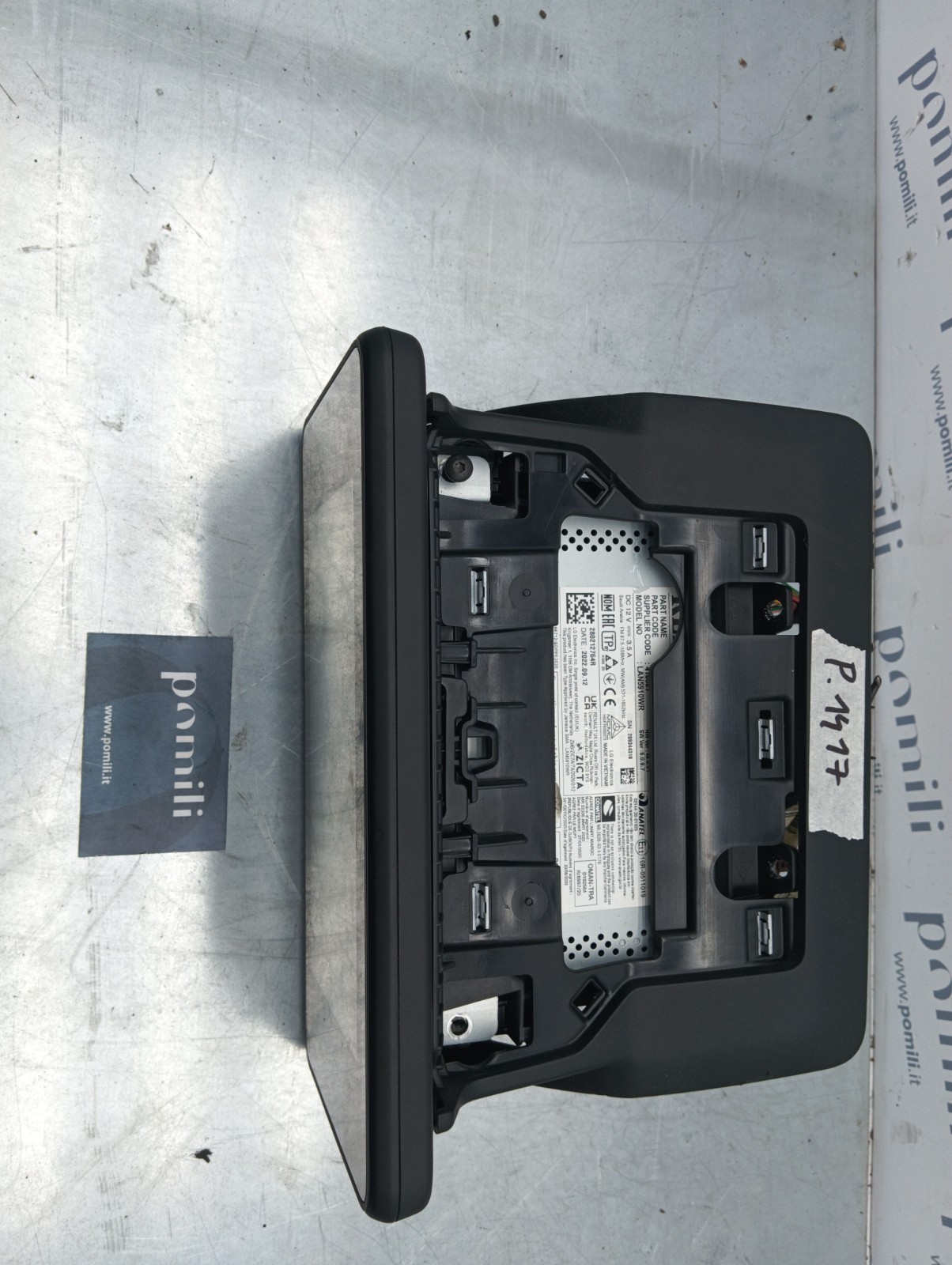 Pomili Elettronica/batteria ibride Sandero 3° serie 280212764R display infotainment