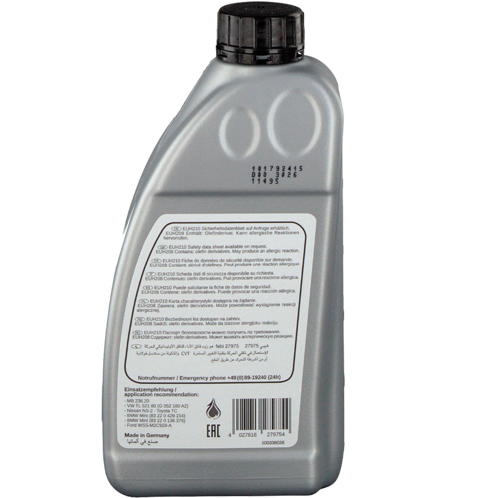 Bilstein Fluidi febi bilstein 27975 olio cambio automatico ATF