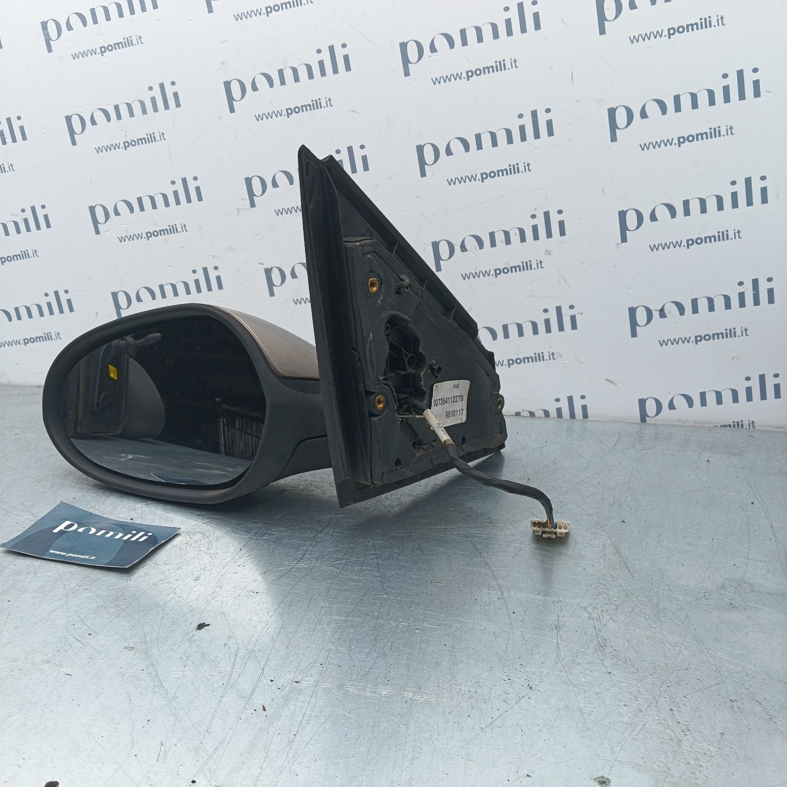Pomili Cristalli Specchietto retrovisore sinistro Lancia Y 024218 5 pin elettrico usato