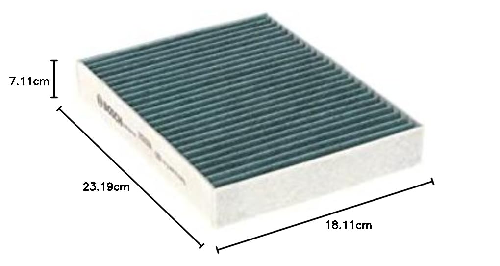 Bosch HCP Filtri 0986628533 filtro abitacolo 2 pezzi ai carboni attivi