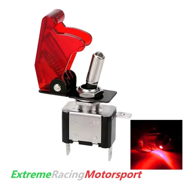 Xtreme Racing Accessori per Illuminazione LED Interruttore ON OFF rosso 12 V 20 A