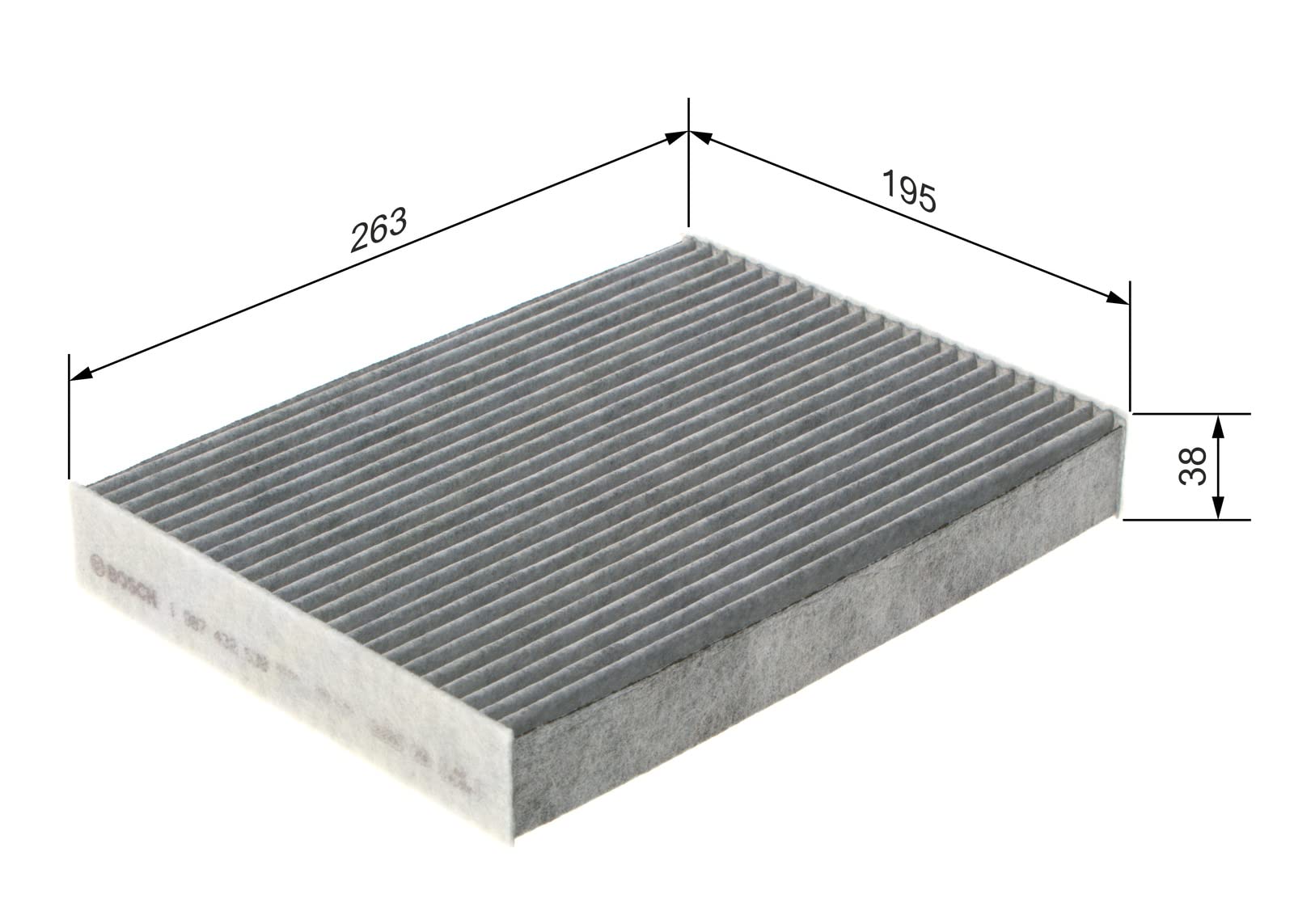 Bosch Filtri 1987432538 filtro abitacolo carboni attivi