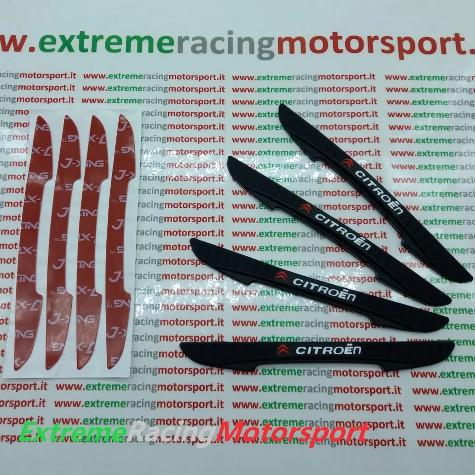 Xtreme Racing Decorazioni Auto e Adesivi Citroen protezioni sportelli 4 pezzi gomma nera