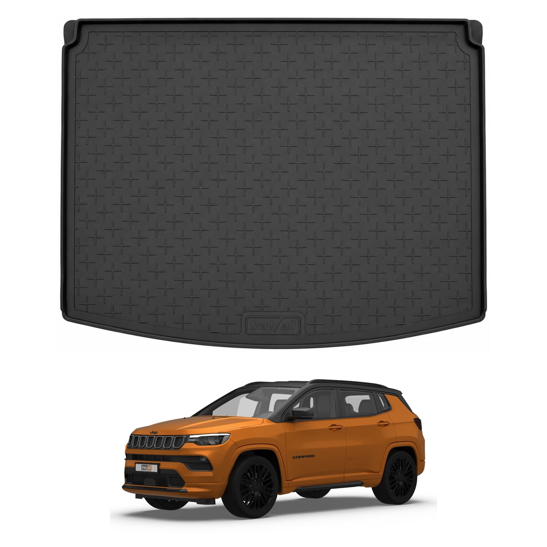 Travall Trunk Liners Jeep Compass vasca baule gomma