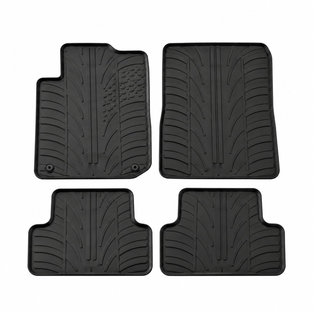Travall Car Mats Peugeot 207 tappetini in gomma 2006-2012 sagomati
