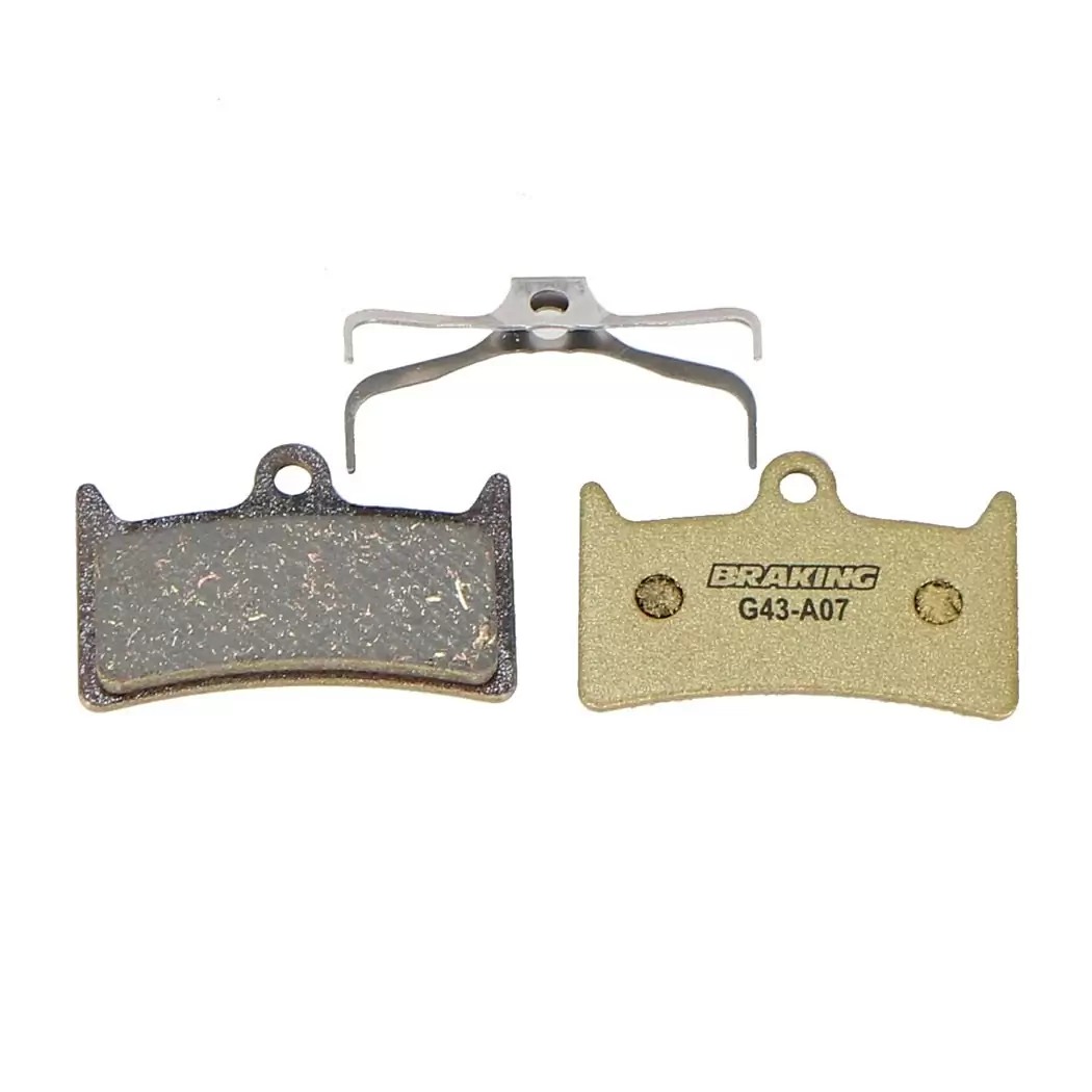 BRAKING Pastiglie Carbo-Metalliche P20028 pastiglie freno MTB HOPE V4