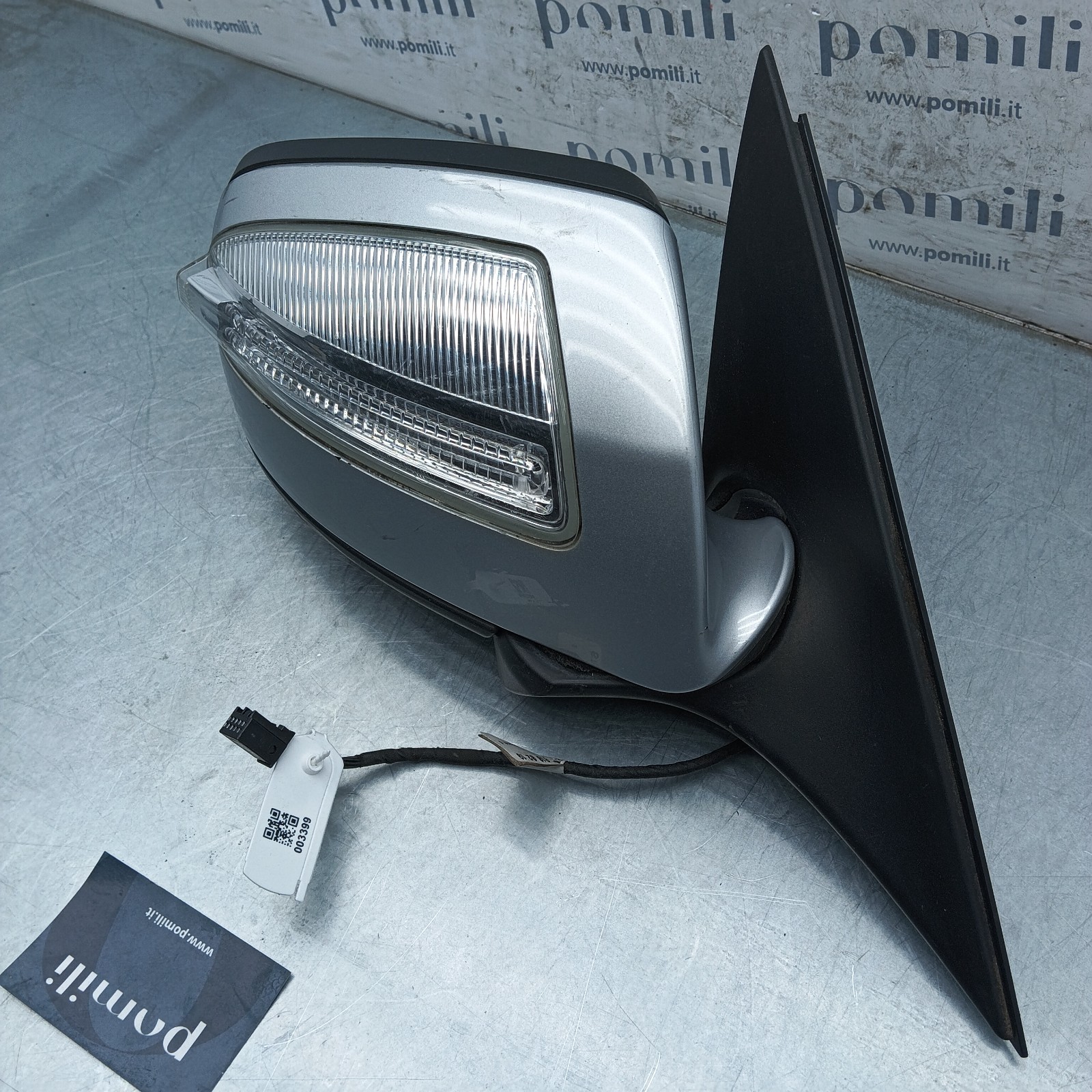 Pomili Cristalli Specchietto Mercedes-Benz Classe C (W204) destro 7 pin usato