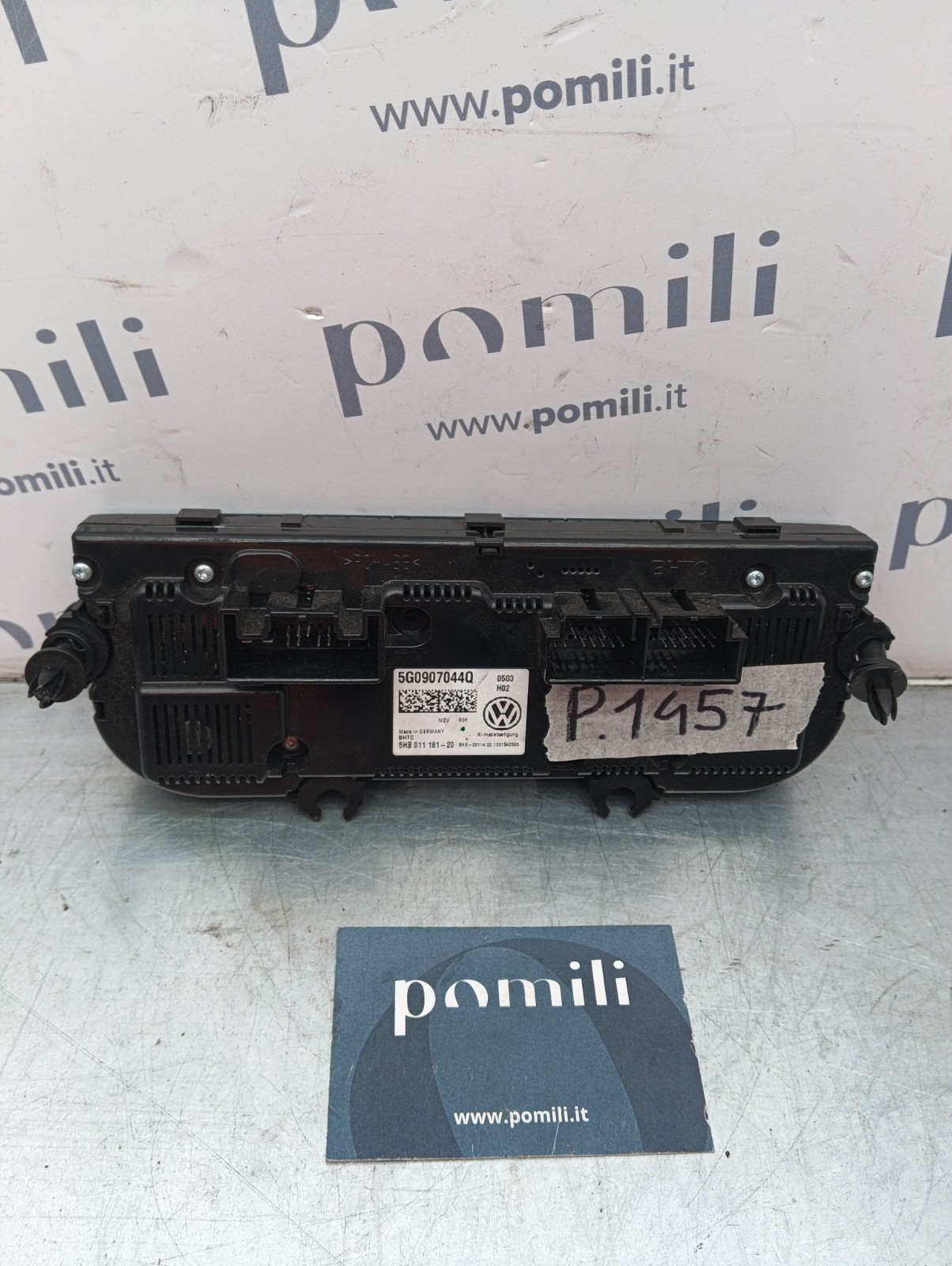 Pomili Climatizzazione Golf VII 5G0907044Q comando climatizzatore usato