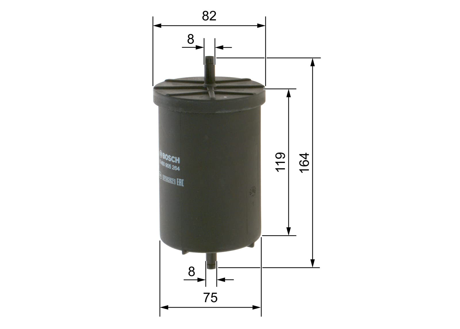 Bosch Filtri 0450905264 filtro carburante per iniezione benzina