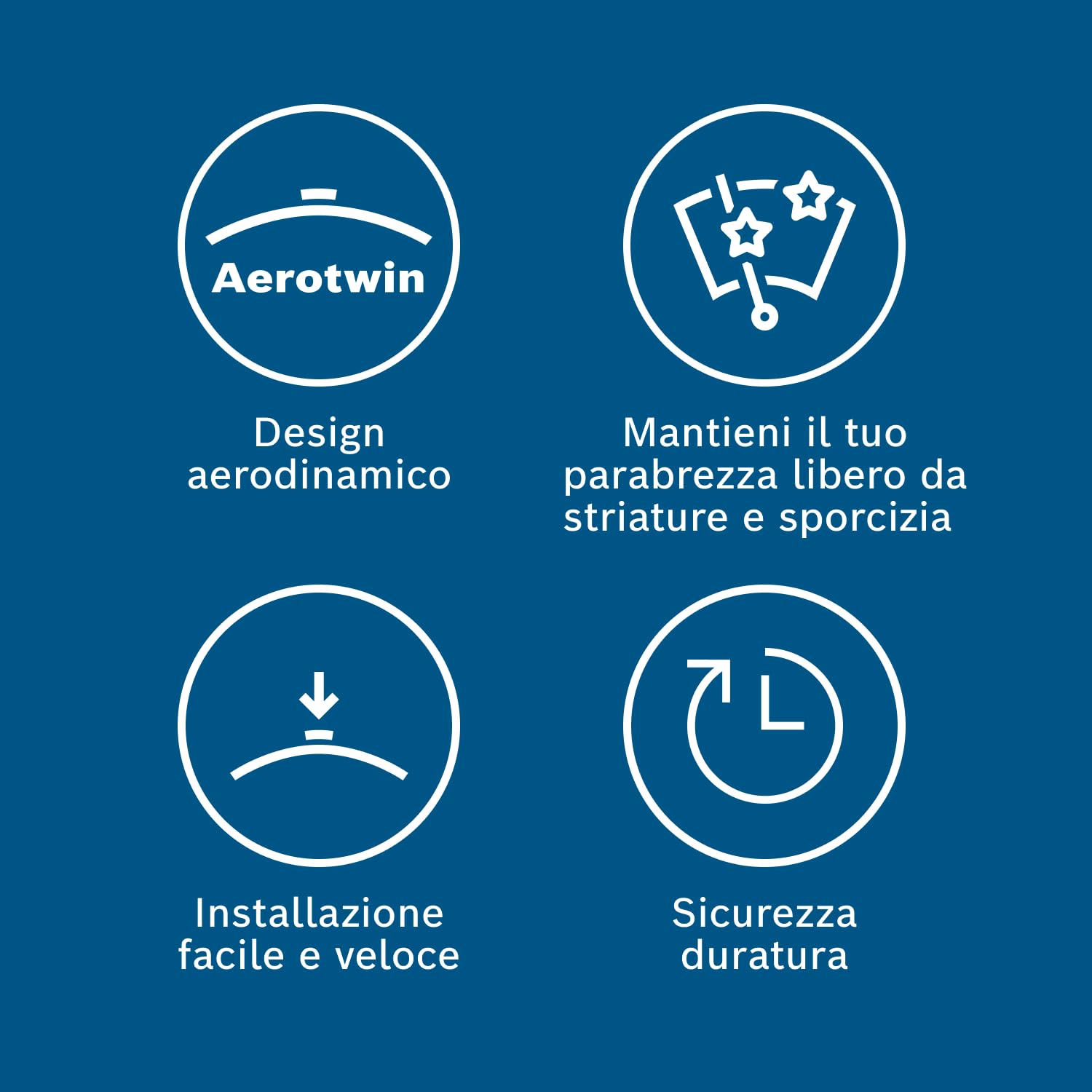 Bosch Aerotwin A309S tergicristalli 650/475 mm, set 2 anteriori