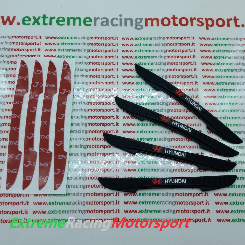 Xtreme Racing Kit Protezione Sportelli Hyundai Kit Protezione Sportelli antiurto gomma nera