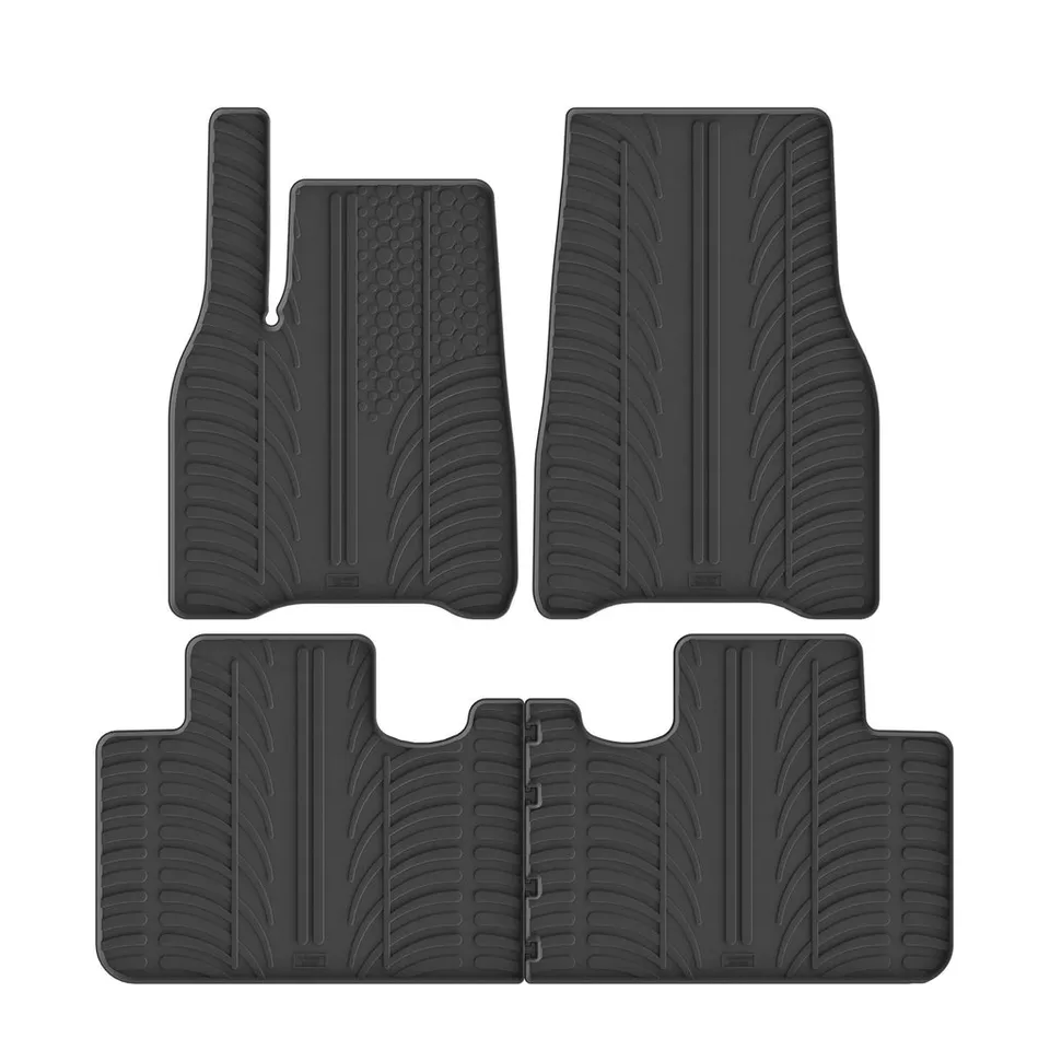 Travall Car Mats Tesla Model Y tappetini in gomma 2025- sagomati