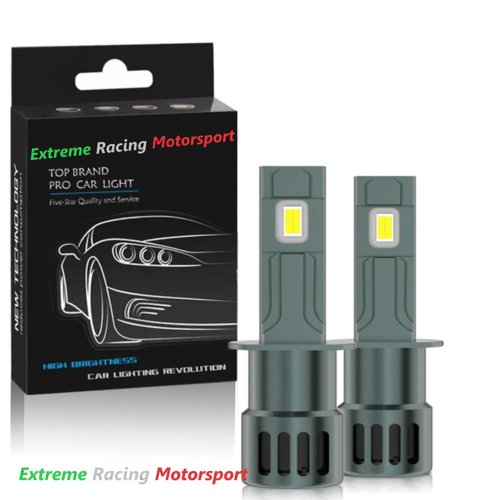 Xtreme Racing Lampadine LED ERM V25 H1 60 W 6500 K coppia