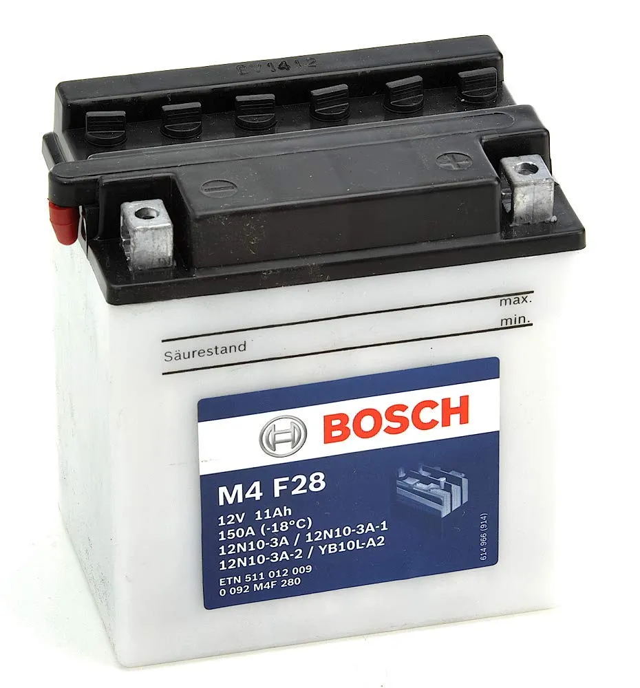 Bosch Componenti elettrici 0 092 M4F 280 batteria moto 10 Ah
