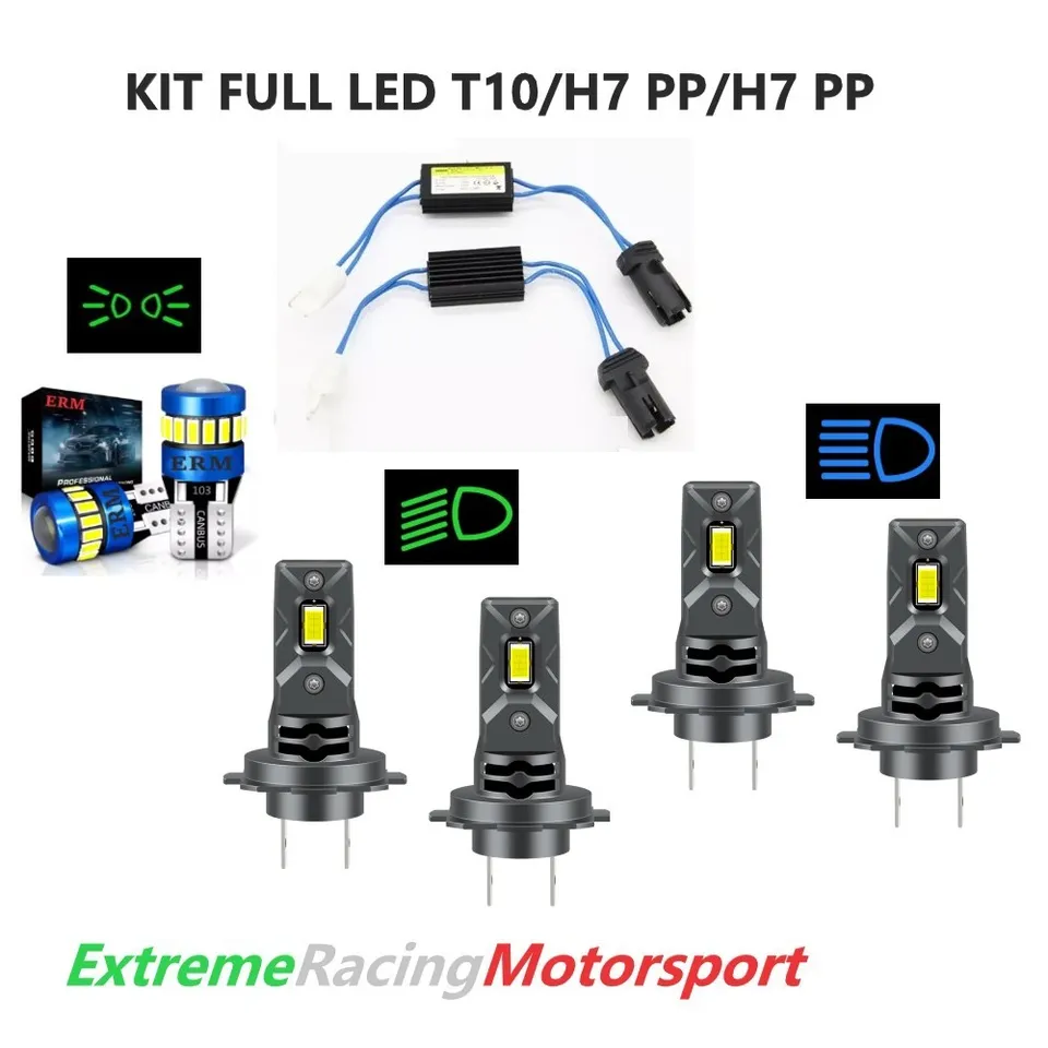 Xtreme Racing Kit Illuminazione LED T10 Decoder/H7 PP/H7 PP kit lampade LED 6000 K CANBUS