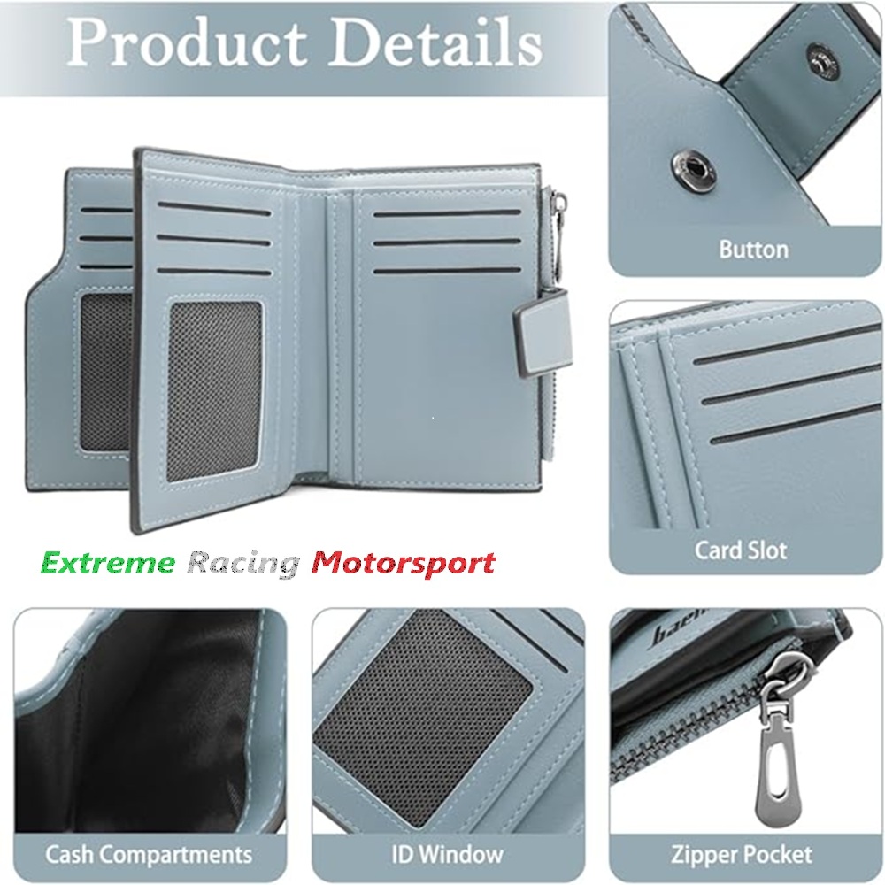 Xtreme Racing Portafogli e Articoli in Ecopelle Typ 4 portafoglio grigio 12,5 × 10 cm