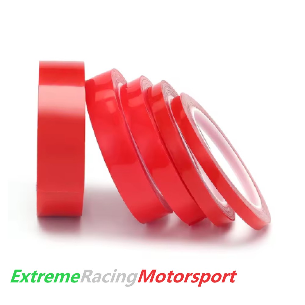 Xtreme Racing Decorazioni Auto e Adesivi Nastro Biadesivo Trasparente 3 m x 10 mm Acrilico