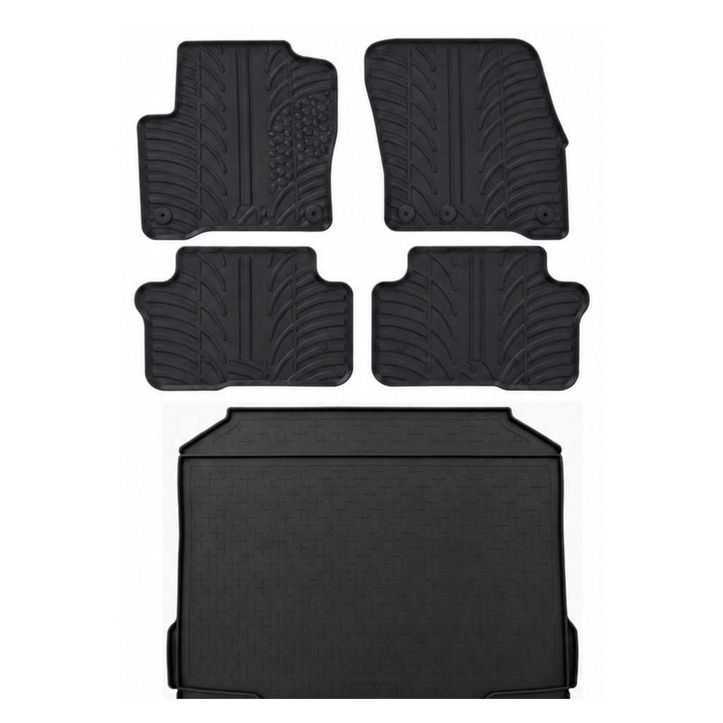 Travall Bundles Skoda Yeti tappetini e vasca baule in gomma