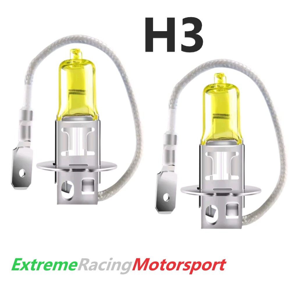 Xtreme Racing Lampadine LED ERM Alo3000K lampadine H3 gialle 2 pezzi