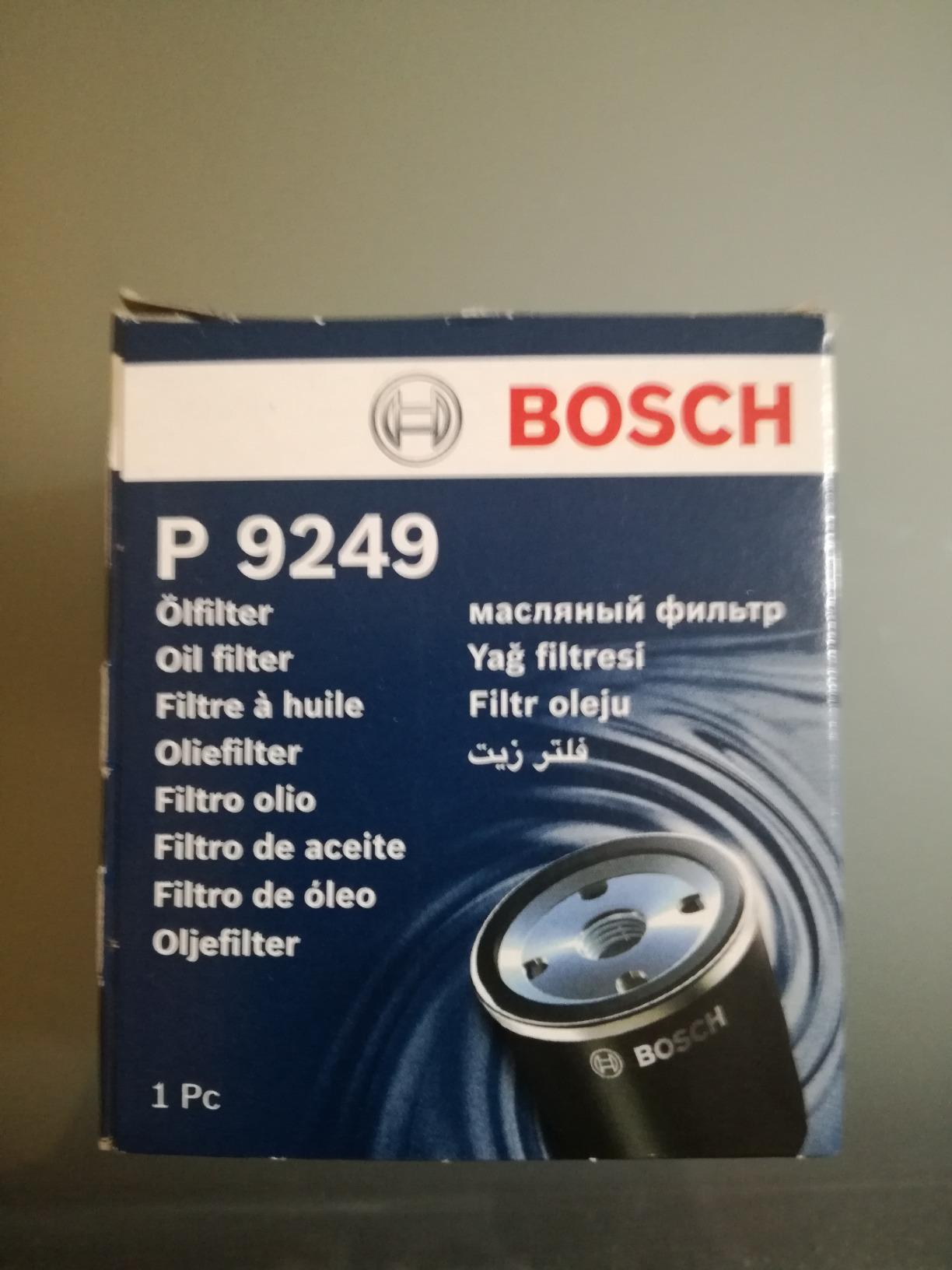 Bosch 1457429249 filtro olio motore elemento filtrante