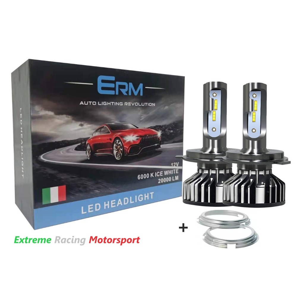 Xtreme Racing Lampadine LED ERM 20K coppia, 6000 K 72 W
