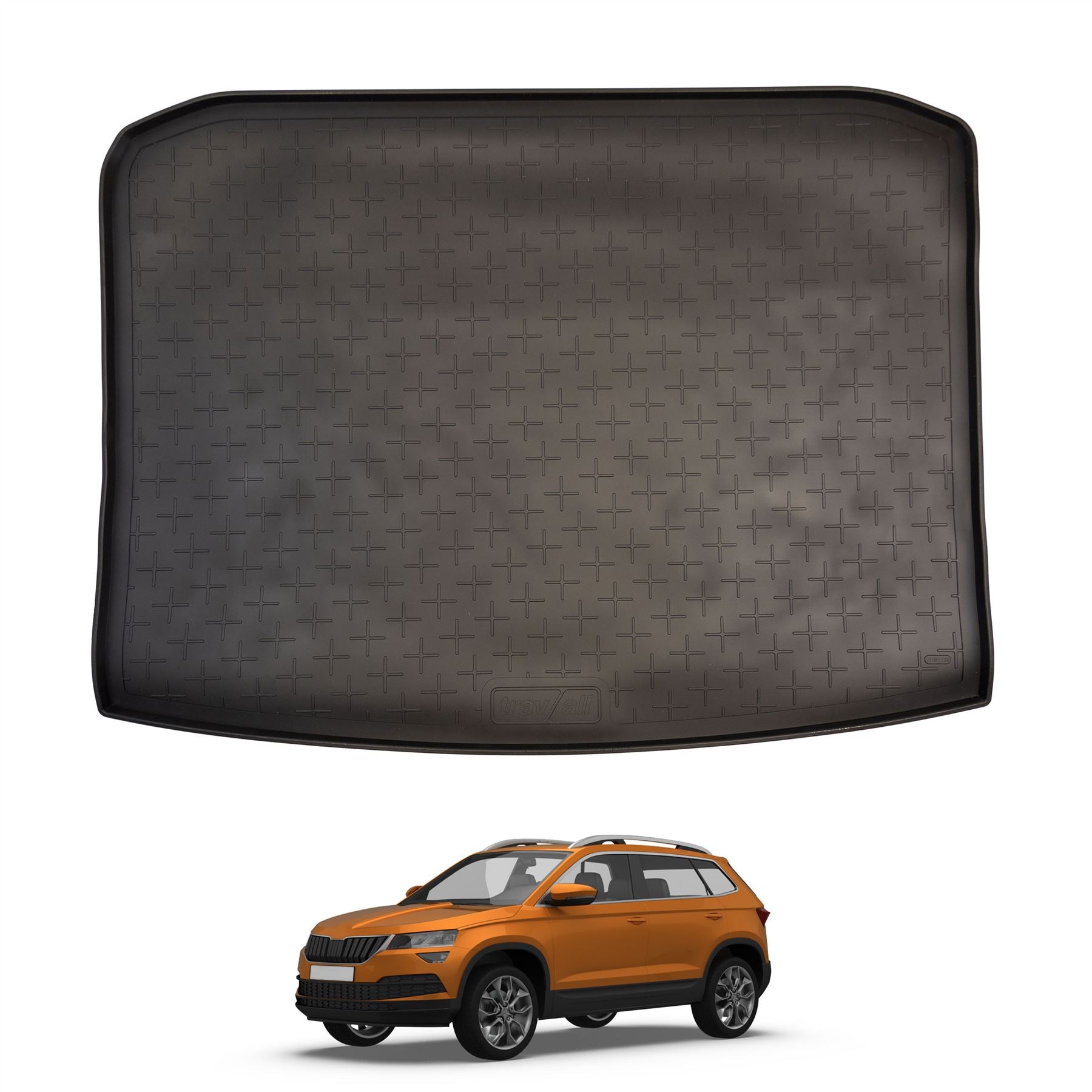 Travall Trunk Liners Skoda Karoq 2017- vasca bagagliaio in gomma