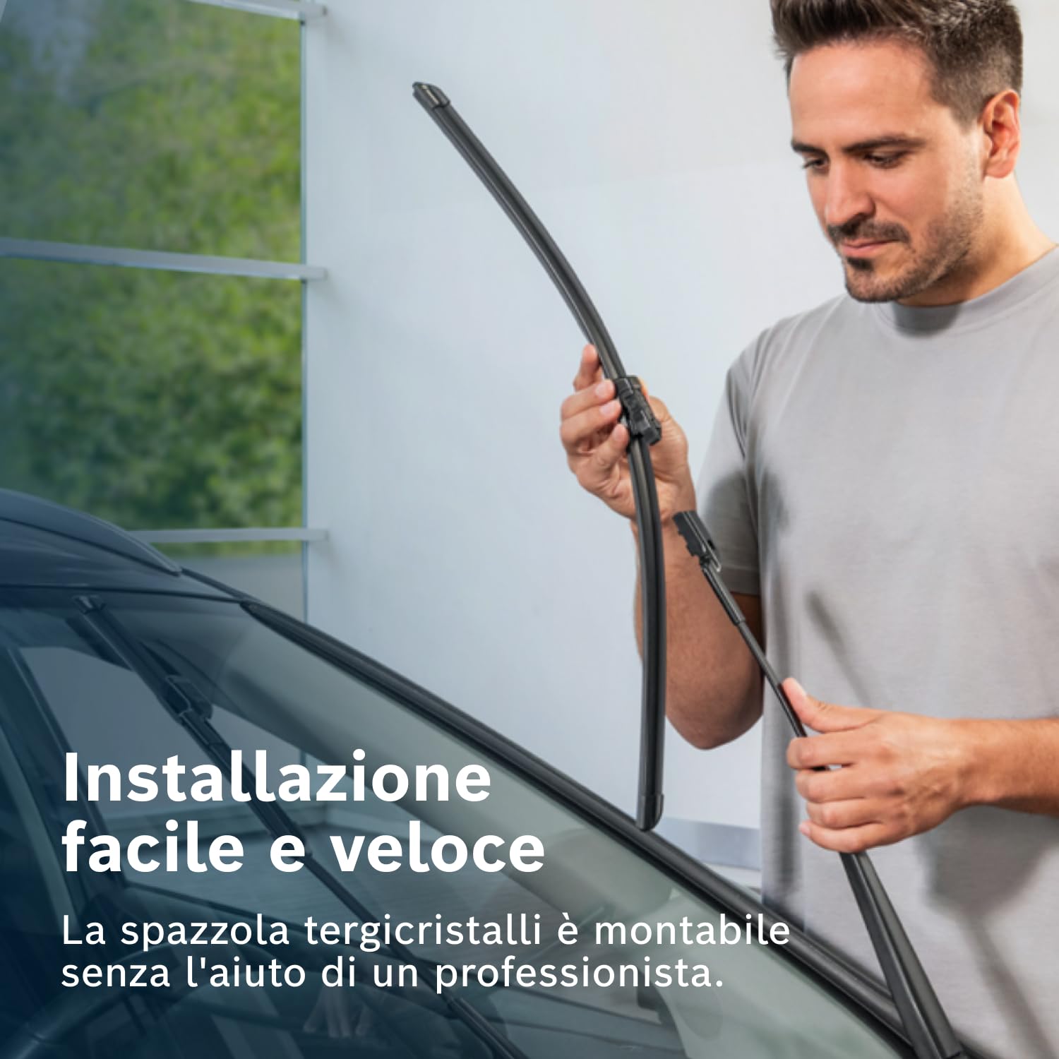 Bosch Aerotwin AR551S spazzole tergicristallo 550/500 mm, set 2 flat blade