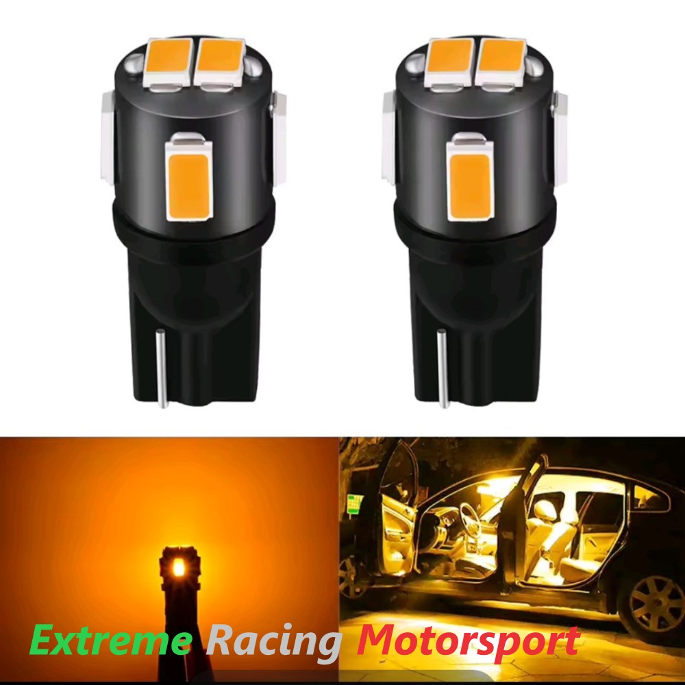 Xtreme Racing Lampadine LED ERM 6L Led T10 w5w Orange lampadine arancioni CANBUS coppia