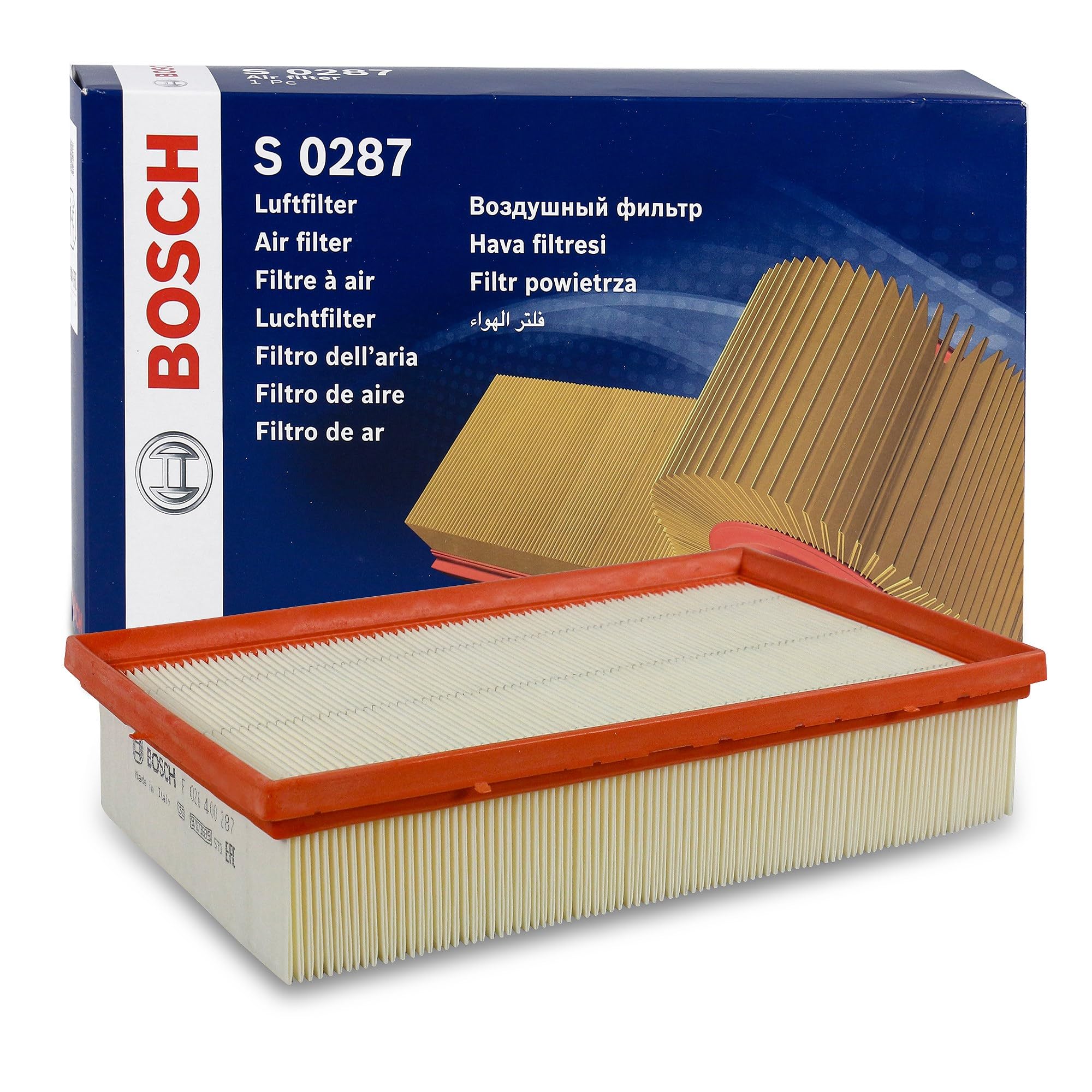 Bosch Filtri F026400287 filtro aria 292 × 176,5 × 60 mm