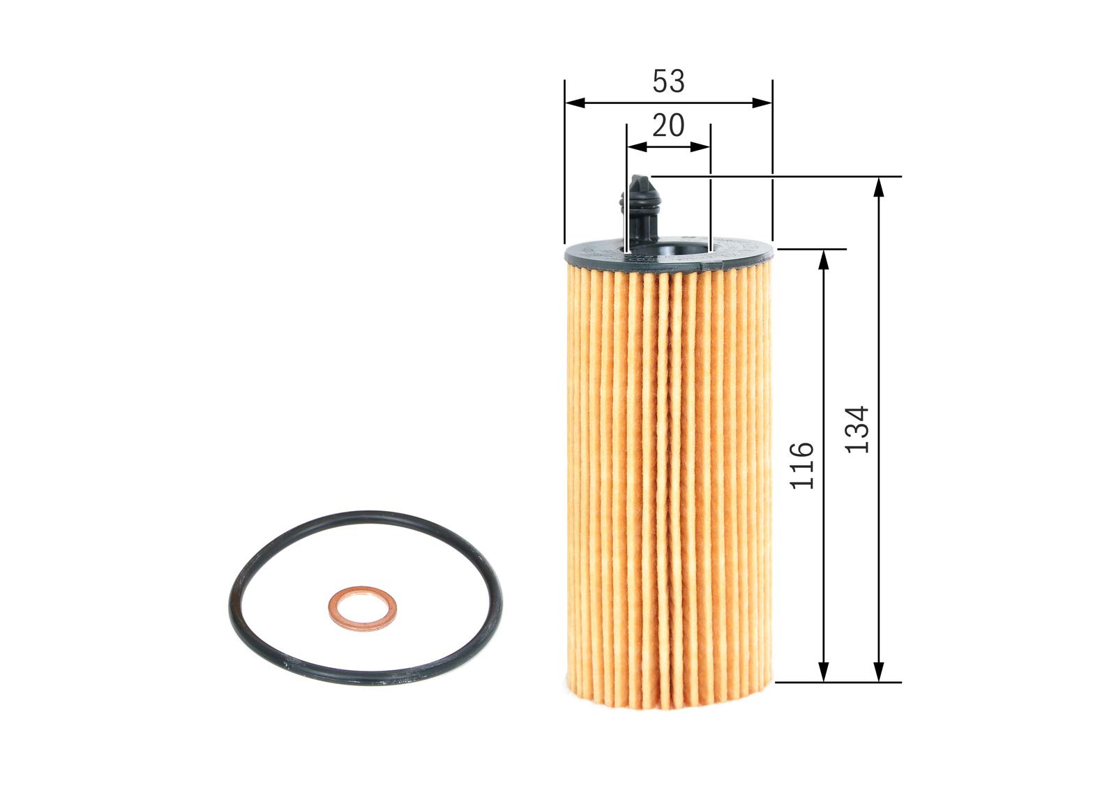 Bosch Filtri F026407205 filtro olio elemento filtrante