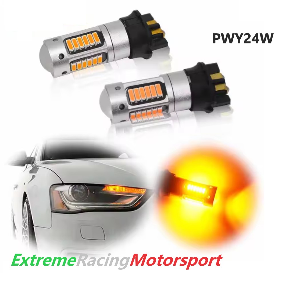 Xtreme Racing Lampadine LED PWY24W arancioni CANBUS coppia