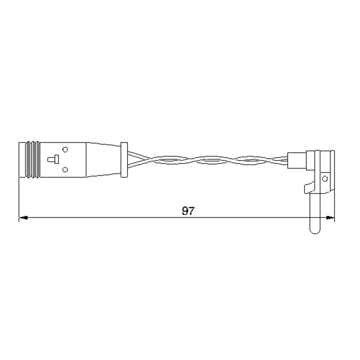 Bosch HCP Sensori 1987474966 contatto usura pastiglie freno