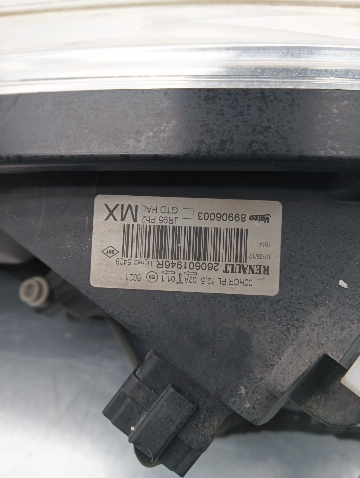 Pomili Fanaleria Renault Scénic III (2009-16) faro anteriore sinistro usato